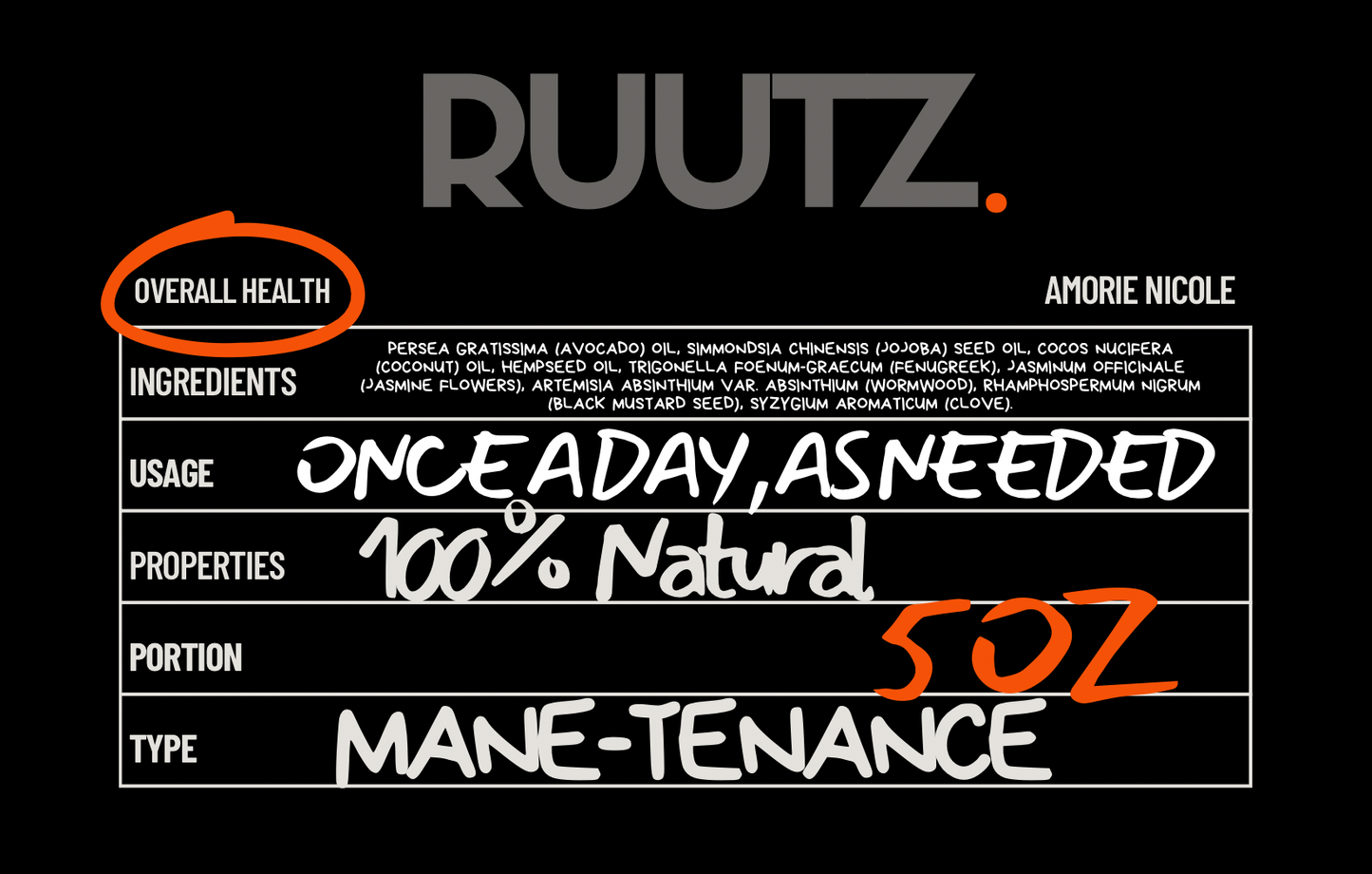 MANE-TENANCE